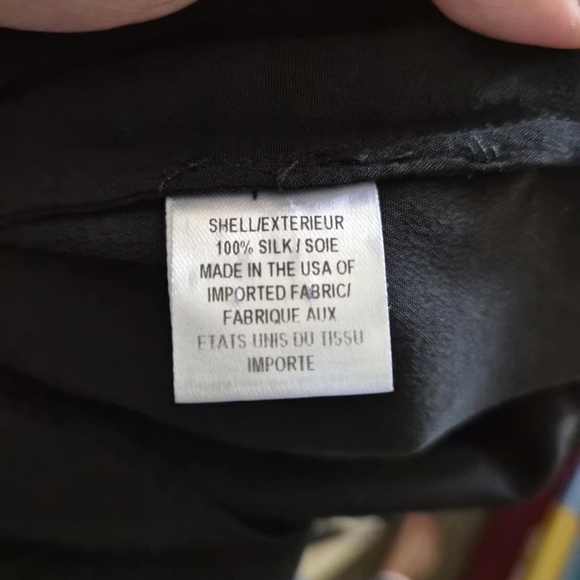 MILLY 100% Silk Draped Black Mini Dress US 4 - Picture 5 of 6